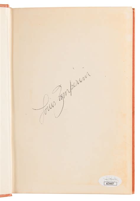 Louis Zamperini Signed Book - Devil At My Heels | RR Auction