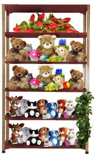 Spacious Slotted Angle Rack CRC Sheet 6 Shelves Multipurpose High Grade ...