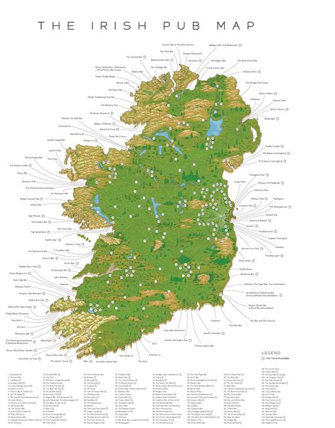 The Irish Pub Map - 258 Authentic Irish Pubs – Malin & Mizen
