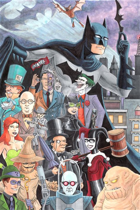 Batman Rogues Art