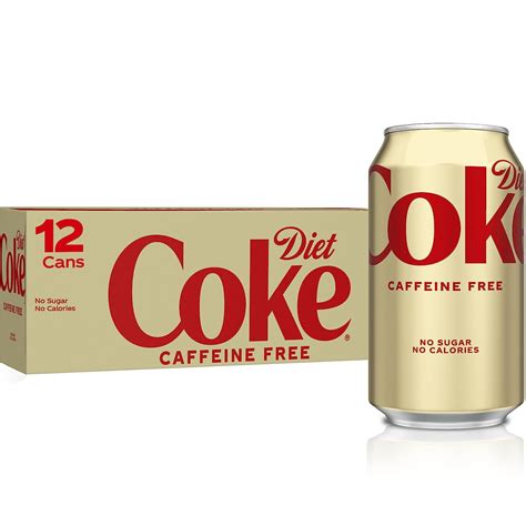 Diet Coke Caffeine Free Soda, 12 fl oz, 12 Pack (Package May Vary ...