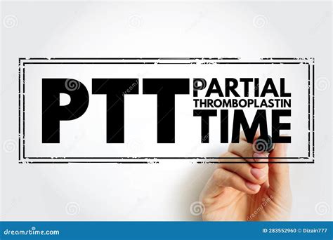 PTT - Partial Thromboplastin Time is a Blood Test that Looks at How Long it Takes for Blood To ...