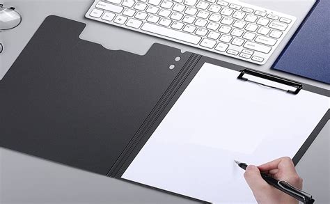 Sevia File Cover Folder Clipboard - Profile Clip, 360 Degree Flip ...