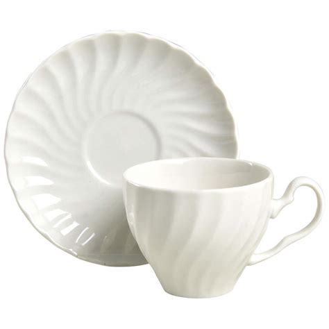 Johnson Bros. Regency White Cups & Saucers : Amazon.in: Home & Kitchen