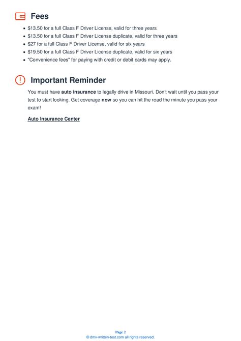 FREE Missouri Signs Permit Test - Real 2025 DMV Test Questions