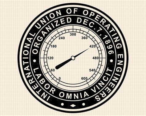 International Union of Operating Engineers Seal SVG Bundle, IUOE Emblem ...