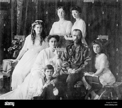 Royal Russian family - members of the Romanovs, the last royal family of Russia including ...