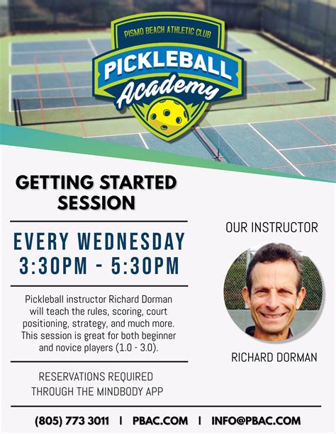 Pickleball - Pismo Beach Athletic Club