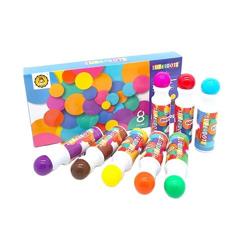 URBAN BOX Washable Dot Markers Kit for 3-8+ Age Kids,8 Colors Non Toxic ...