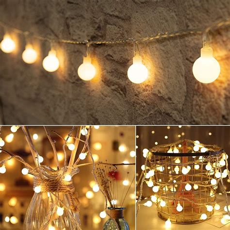 PESCA 15 Bubble Ball String LED Fairy Lights for Home and Outdoor (3 m ...