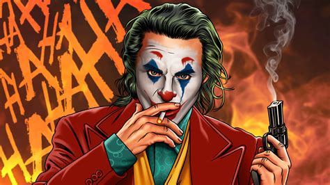 4K Ultra HD Joker Chaos – DC Comics Iconic Comic Wallpaper
