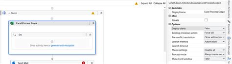 Image result for UiPath 2021 Version 10.4 Excel Read Range Example