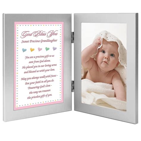New Baby or Granddaughter Baptism Gift from Grandparent(s) - Add Photo ...