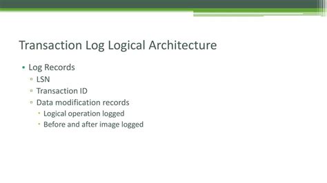 SQL Transaction Log 的图像结果