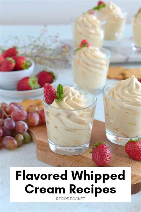 Flavored Whipped Cream Recipes | Recipe Pocket