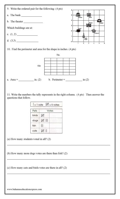 GLAT Grade 3 Math Application – The Student Shed