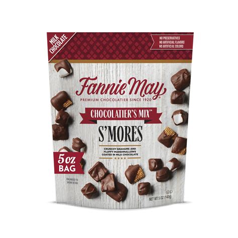 Fannie May, Milk Chocolate Candy, S'mores Snack Mix, 5 oz Bag - Walmart.com