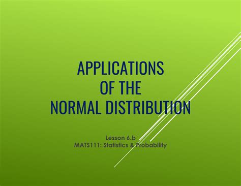 Image result for How to Apply Normal Distribution