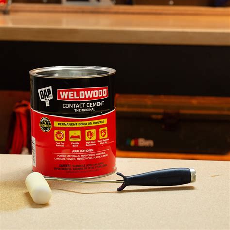DAP Weldwood Original Contact Cement Adhesive Glue, Neoprene Rubber ...