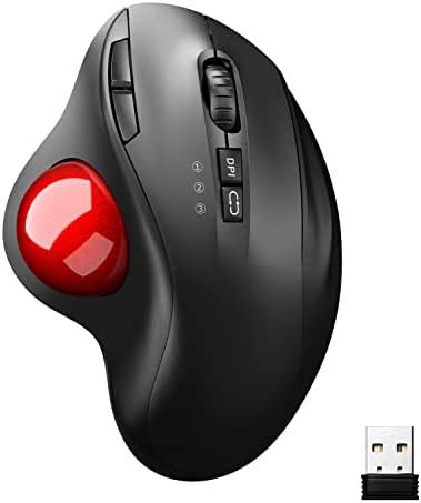 Trackball, Wireless, Bluetooth & 2.4 GHz, Double Mode, Instant ...