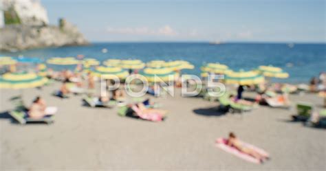 European Beaches With People