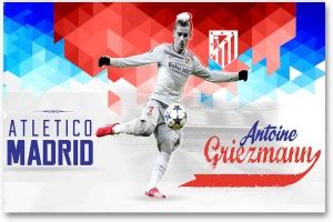 Atletico Madrid Football Club Wall Poster - Antoine Griezmann - HD ...