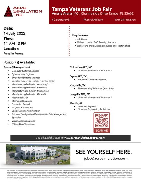 Aero Simulation, Inc. on LinkedIn: #careersatasi #recruitmilitary # ...