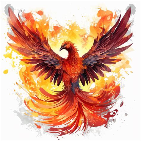 Phoenix Reborn A Collection of Flaming Bird Designs Fire Symbols and ...