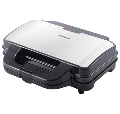 Buy Havells Big Fill 900-Watt 2 Slice Sandwich Maker (Black) Online at ...