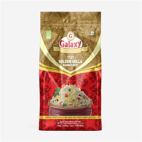 Galaxy 1121 Golden Sella Basmati Rice, Aromatic Authentic Aged Biryani ...