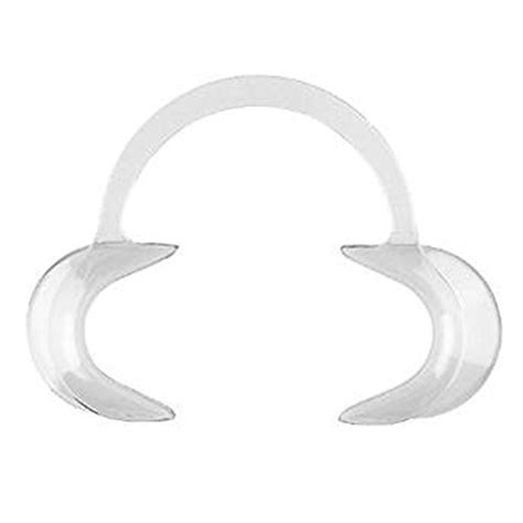Ikakon 20pcs Clear Dental C Shape Type Clear Cheek Retractor ...