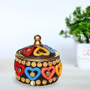 Buy Salvus APP SOLUTIONS Multicolor Heart Designed Sindoor Box ...