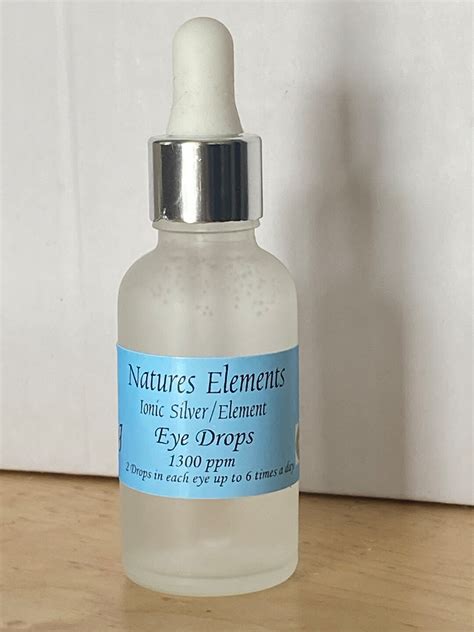 Colloidal Silver Eye Drops 1700ppm 2 Oz Bottle - Etsy