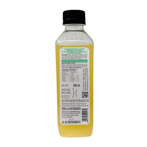 Apollo Pharmacy Aloe-Mosambi Fruit Juice, 300 ml Price, Uses, Side ...