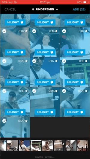 Tutorial GoPro Quik Android 的图像结果