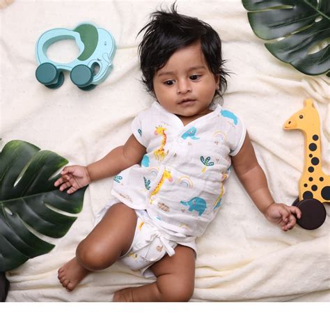 Muslin Jabla & Nappy Combo Collection | Smiley Buttons