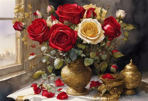Roses Flowers Bouquet Art Free Stock Photo - Public Domain Pictures