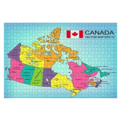 Map Of Canada Provinces For Kids