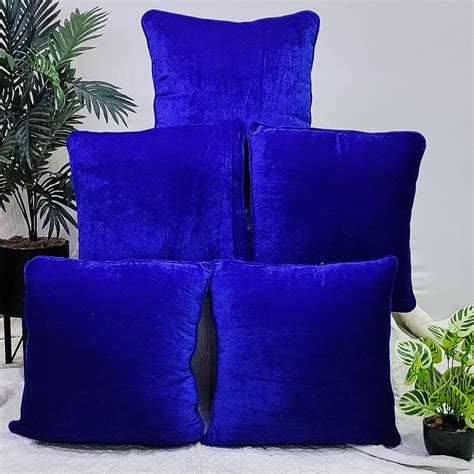 Buy Amazon Brand – Umi Soft Velvet Fabric Cushion Cover 16 X 16 Inches ...