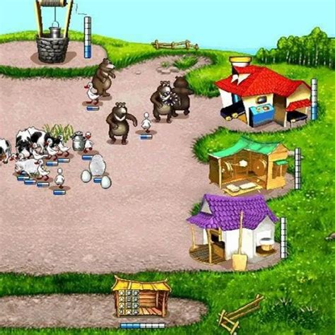 Игра Весёлая Куриная Ферма - играть онлайн бесплатно