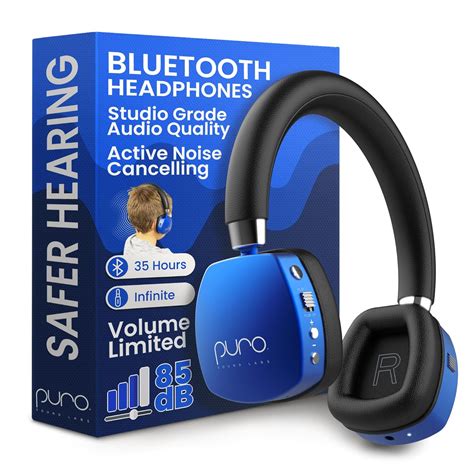 Puro Sound Labs PuroQuiet Plus Volume Limited On-Ear Active Noise ...