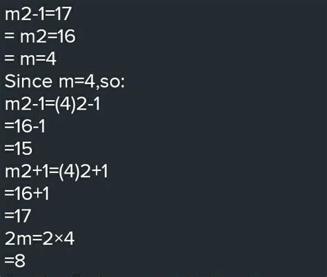 how to find Pythagorean triplet of 17, with explanation who will answer ...