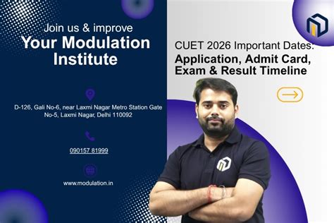 Best CUET, LEET, Delhi Polytechnic Entrance (DSEU CET) - Modulation