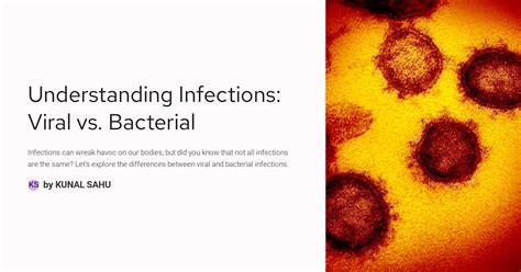 Understanding Infections: Viral vs. Bacterial