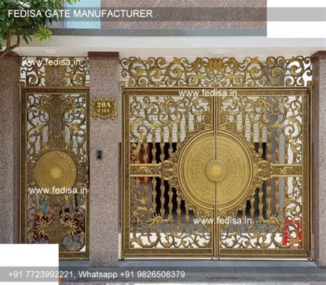 Iron Gate Design Pipe Wala Gate Design Steel Gate Design Main Gate Wall ...