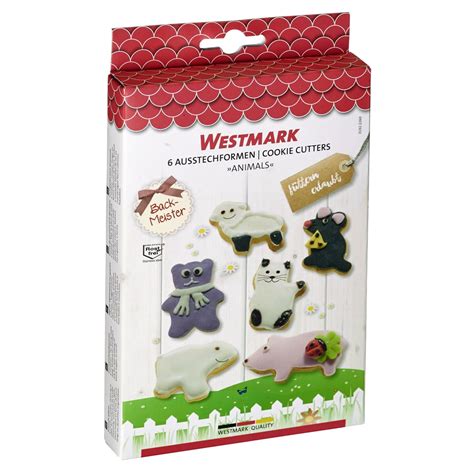 Set of 6-piece cookie cutters, "Animals" - Westmark | KitchenShop
