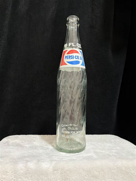 1980's Vintage Swirl Pepsi-cola Bottle 16fl.oz. 1PT. - Etsy
