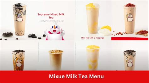 Malaysian Mixue Milk Tea Menu and Prices [2025]