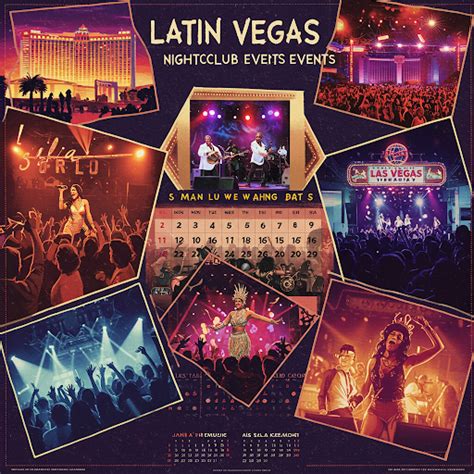 Las Vegas Latin Music Nightclub Events Calendar 💃🪩