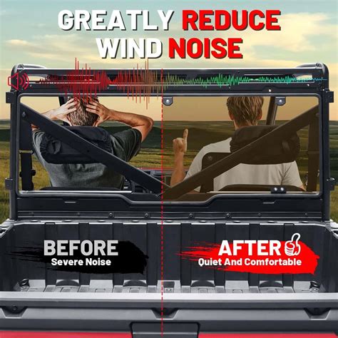 Polaris Ranger 1000 Rear Tint Windshield – StarknightMT